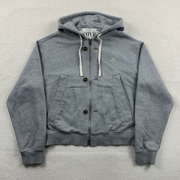 세터 테오 코튼 올데이 후드집업 멜란지 그레이