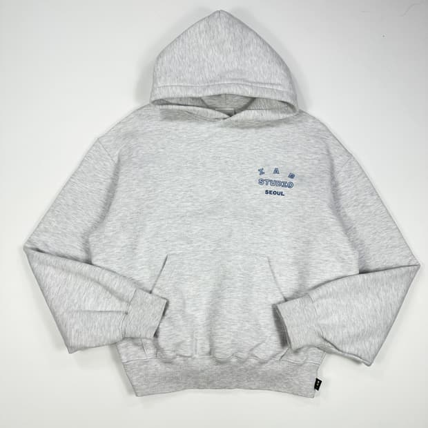 아이앱스튜디오 서울 백로고 베이직 후드티 오트밀 M