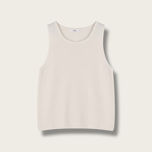 에토스 데일리 슬리브리스 니트