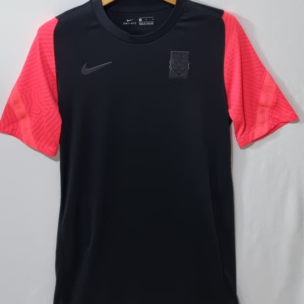 M ) 나이키 블랙 대한민국 국대 기능성 반팔티