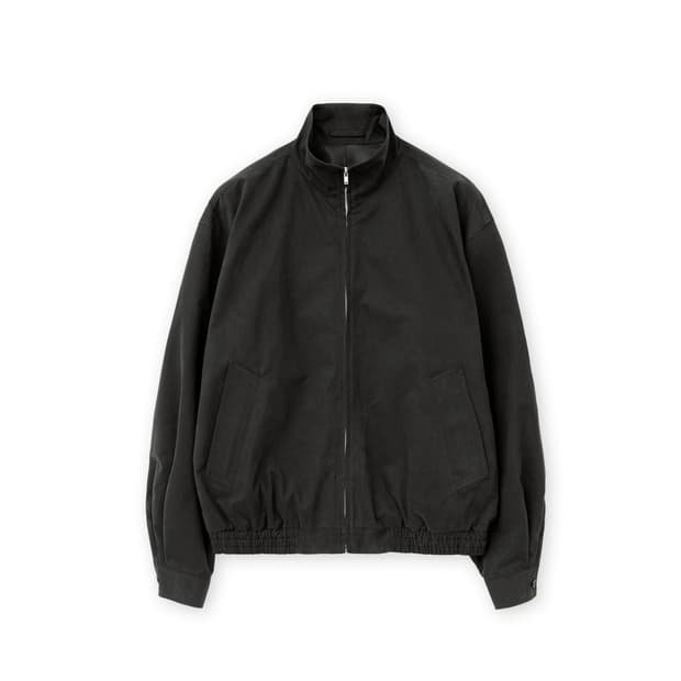 [5]브라운야드 스탠드 카라 블루종 블랙