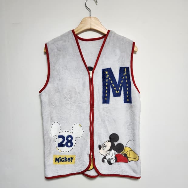 디즈니 미키마우스 후리스 집업 Free - J40