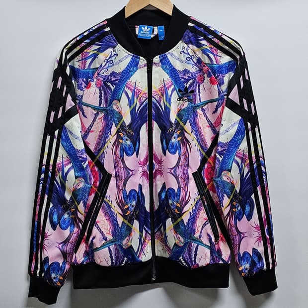 아디다스 여성 플로레라 빅로고 져지 100