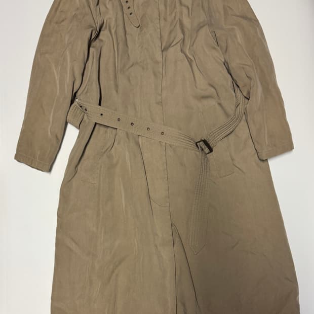 여성 조르지오 아르마니 90s 빈티지 벨티드 트렌치코트