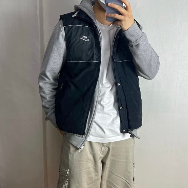 나이키 리버시블 패딩베스트