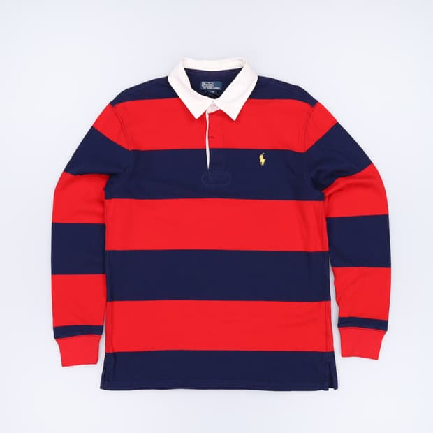 [L~XL] 폴로 랄프로렌 여성 럭비 카라 티셔츠 럭비셔츠 3789