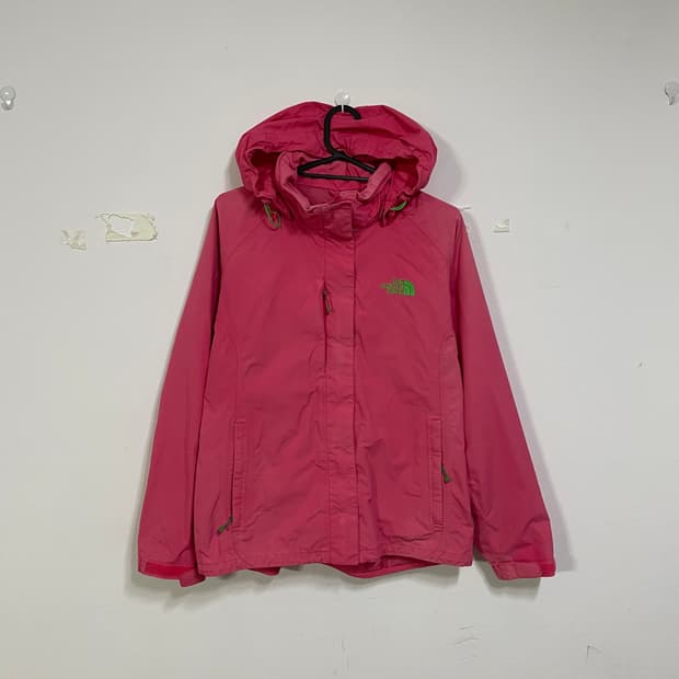 노스페이스 바람막이 자켓 핑크