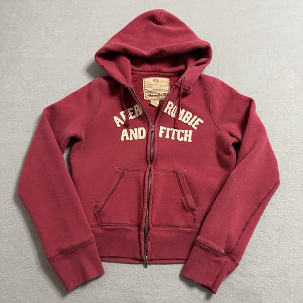 아베크롬비 앤 피치 빈티지 그래픽 풀집 후드