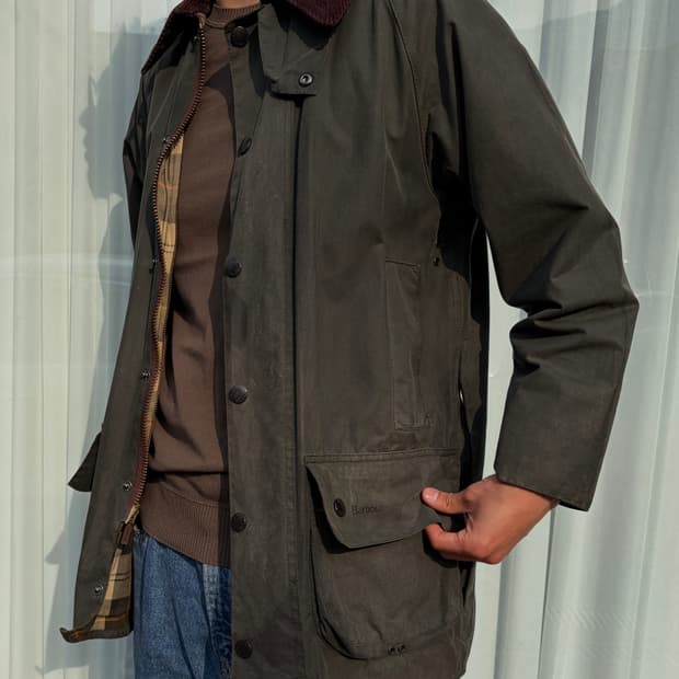 [M]바버 Barbour 뷰포트 빈티지 왁스 자켓