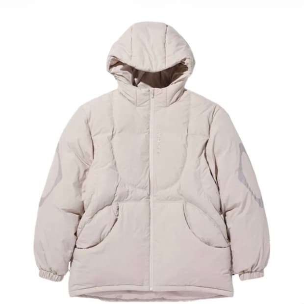 미스치프 롬버스 후디드 다운 자켓 m