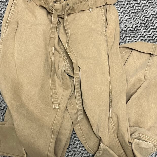 오픈와이와이 WASHED ROLLED CARGO PANT S (BEIGE