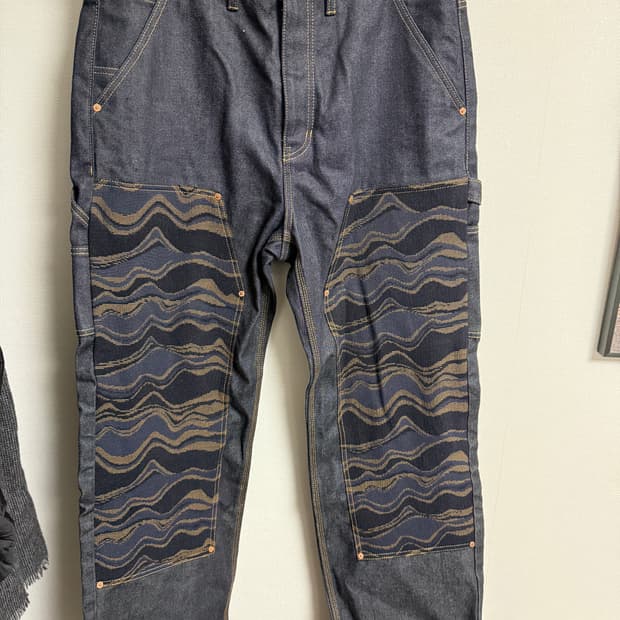 앤더슨벨 카모 더블니 팬츠 xl