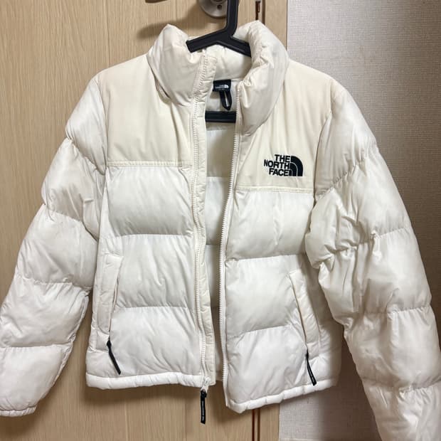 노스페이스 눕시 온볼 자켓 아이보리