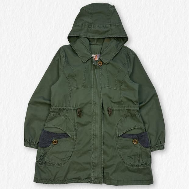 빈티지 패널 절개 야상