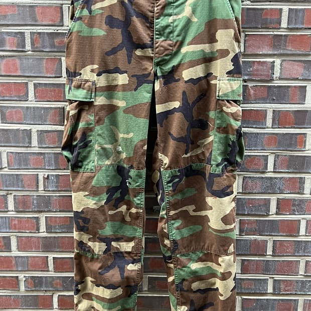 [34]카모 미군 오리지널 우드랜드 BDU 카고팬츠 립스탑