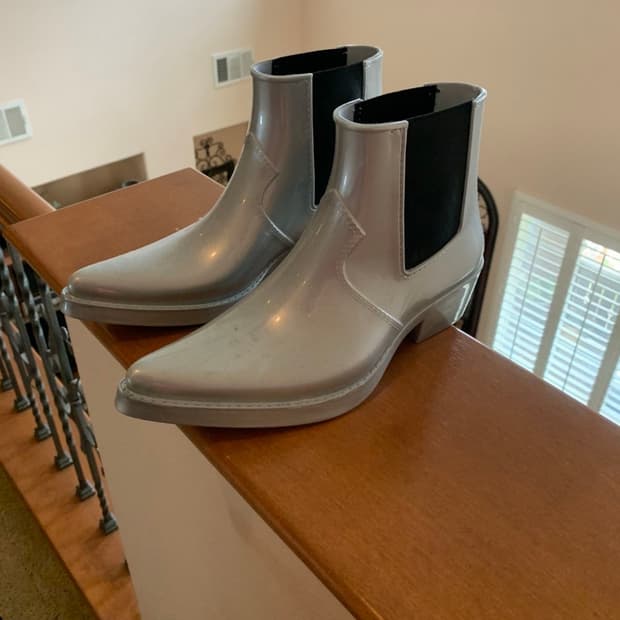 캘빈클라인 라프시몬스 부츠 실버