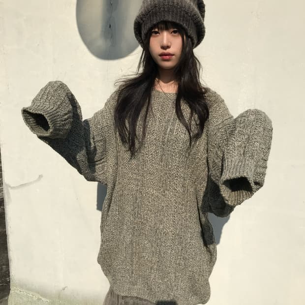 에디바우어 루즈 니트