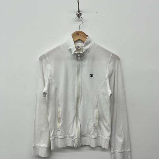 꾸레쥬 화이트 여성 집업 자켓 여S