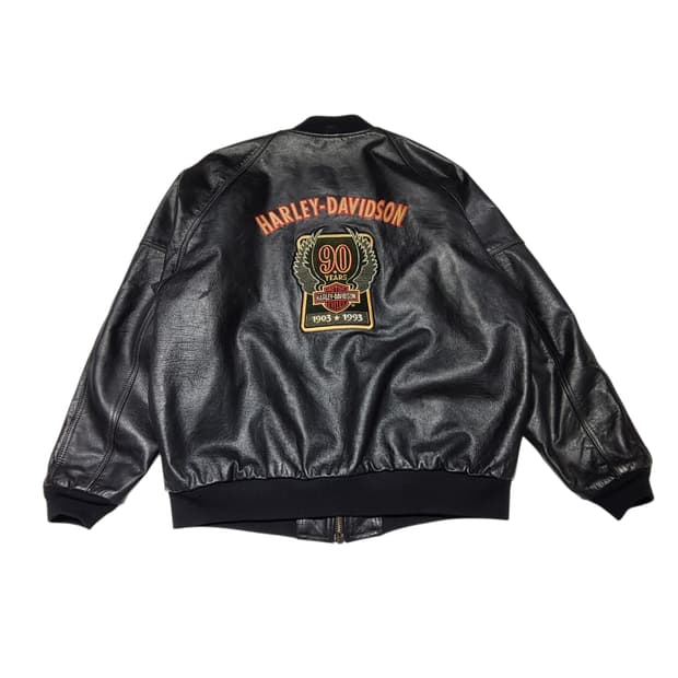 할리데이비슨 90주년 레더 자켓[2XL]