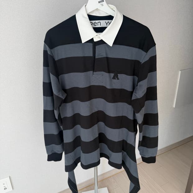 Open yy 스트라이프 럭비셔츠