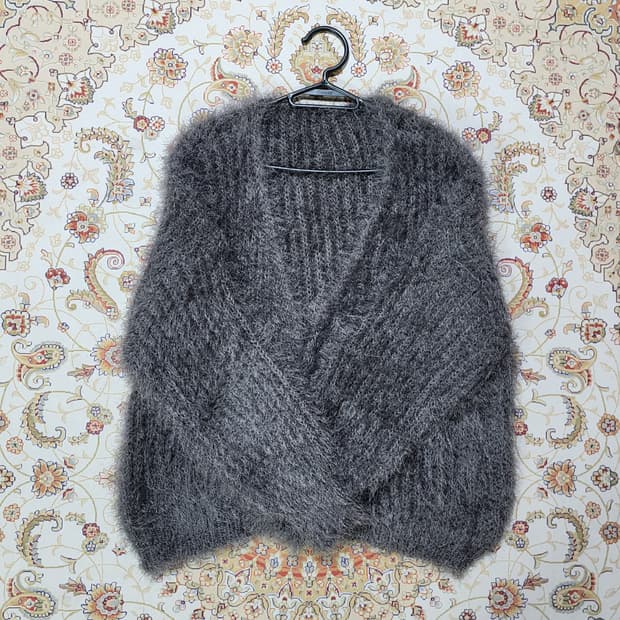 에이블리 부클 가디건 사이즈 프리