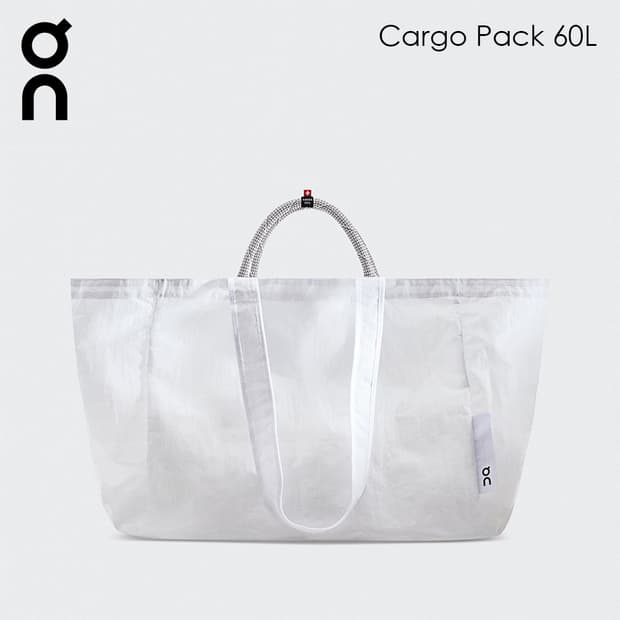 온 러닝 on running 카고팩 오버사이즈 토트백 화이트