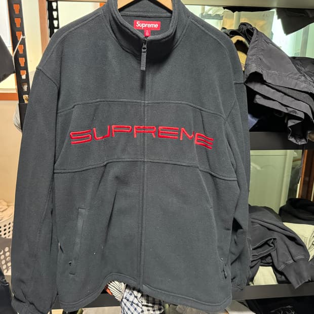 [XL] 23fw 슈프림 폴라텍 집 자켓