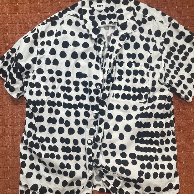 일본 OBEY 희귀 셔츠 남성 2XL
