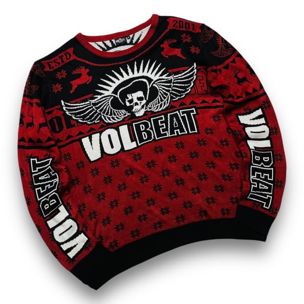 VOLBEAT estd 2001 Skull vintage knitwear