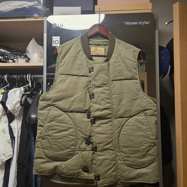 버즈릭슨 USN 밀리터리 다운베스트