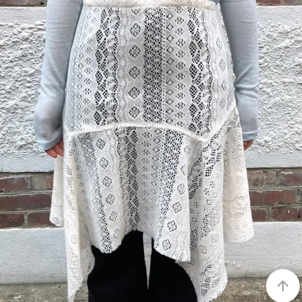 빈티지 언발 레이어드 레이스 스커트 vintage skirt