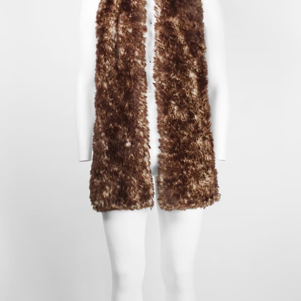 Issey Miyake Men faux fur scarf fw 2001