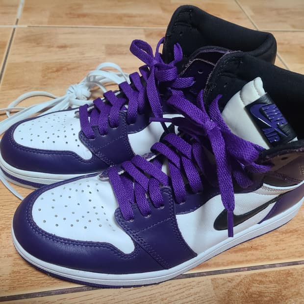 조던1 하이 코트퍼플 265