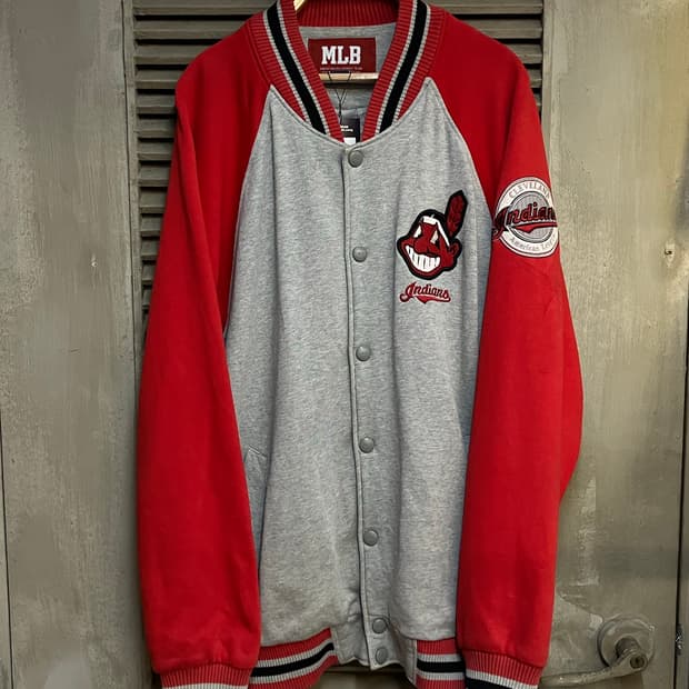 MLB 클리브랜드 인디언스 헤비웨잇 스웻 바시티 레드 #csz1424