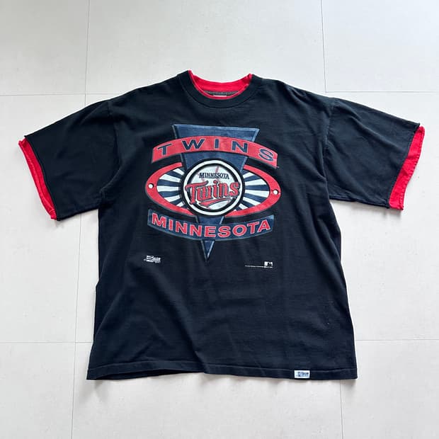 [USA제/XL] 90s 살렘 MLB 미네소타 트윈스 빈티지 티셔츠