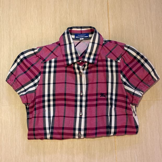 Burberry 버버리 반팔 블라우스