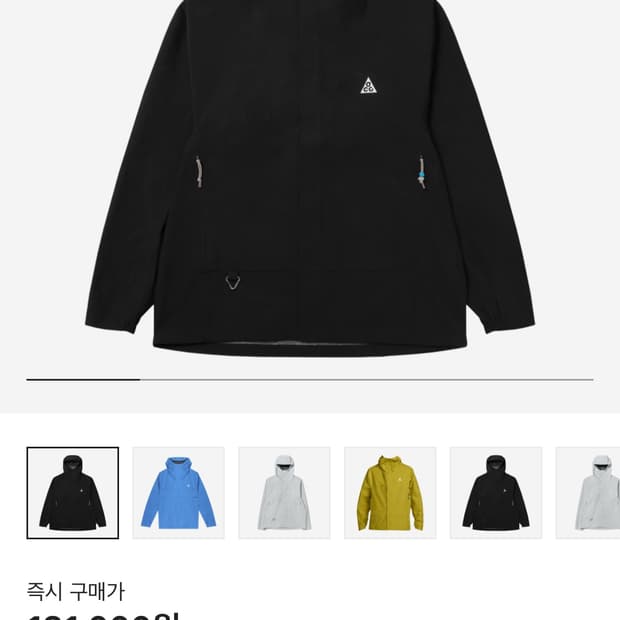 나이키 ACG 스톰핏 ADV 케스케이드 레인 풀 집 자켓 블랙 - 아시아