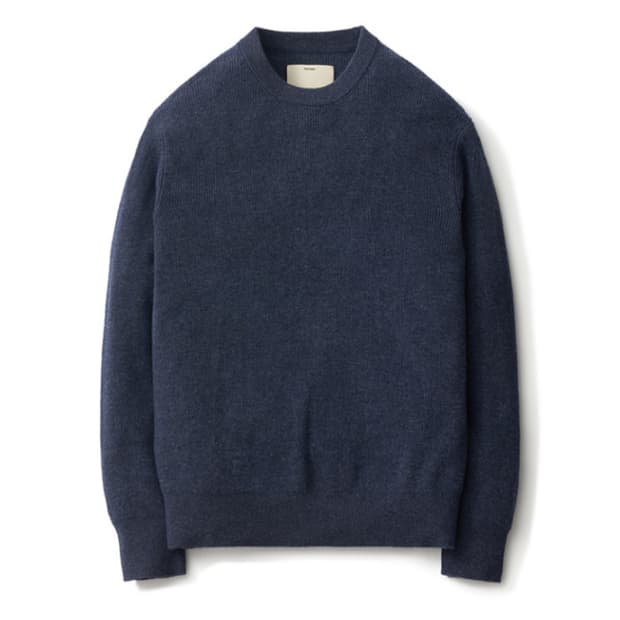 [3]포터리 크루넥니트 인디고