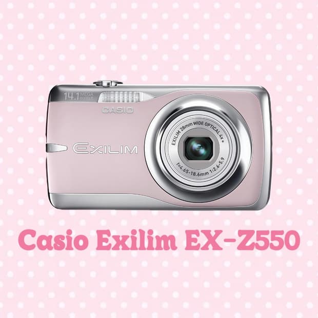 [작례⭕️] 카시오 엑슬림 EX-Z550 핑크 빈티지 디지털 카메라 디카