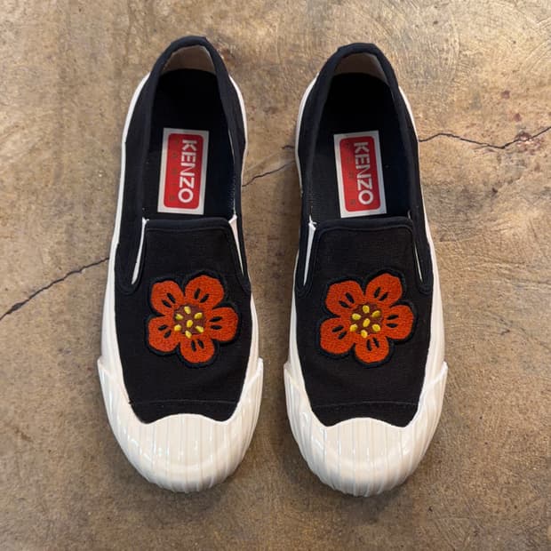 겐조 스쿨로고 패치 우먼 스니커즈