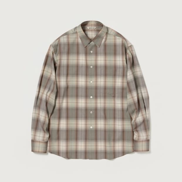 [3] 오라리 울 셔츠 셔츠