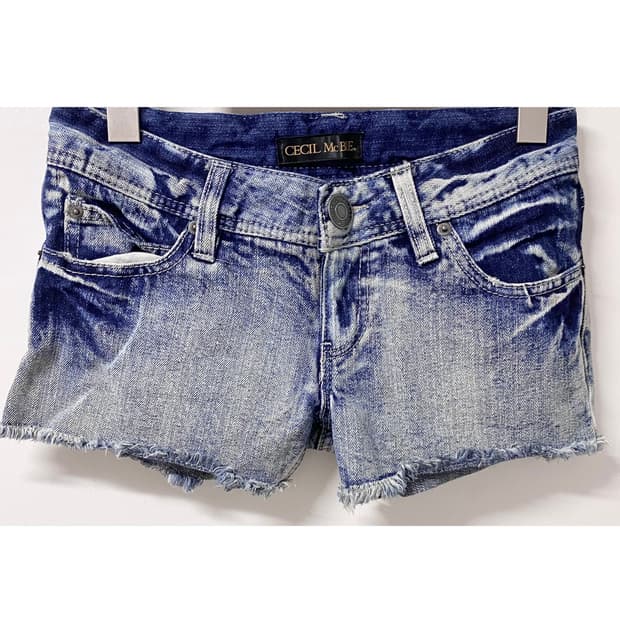세실맥비 데님 반바지 y2k 와이즈걸