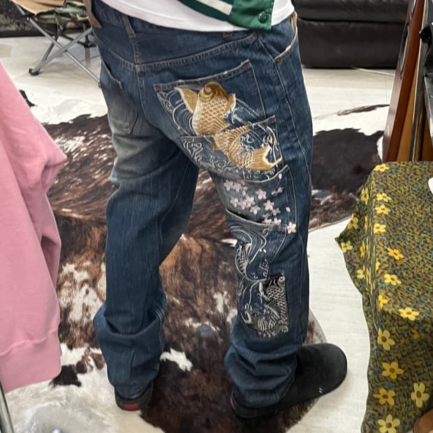 KARAKURI TAMASHI DENIM PANTS