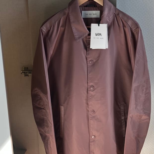 Mauve nylon coach jacket