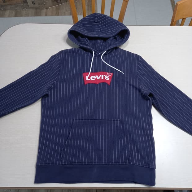 L100-XL105 새상품 리바이스 후드티 네이비 L-691