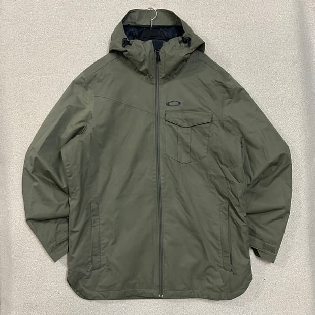(L) 오클리 아카이브로고 카키 스노우보드 점퍼