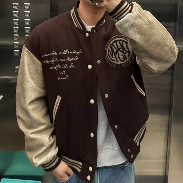 80s PEYTON PLACE FOR MEN 바시티 자켓