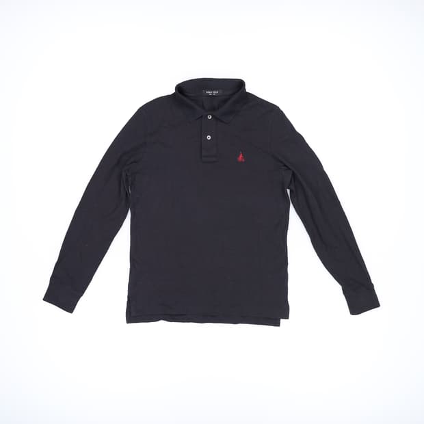 [95] 빈폴 슬림핏 블랙 카라티 0106H1