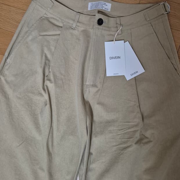 다이브인 베른원턱치노팬츠 베이지 1사이즈
