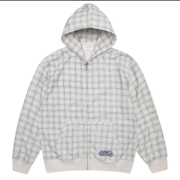 Yardsale Check Waffle Hood